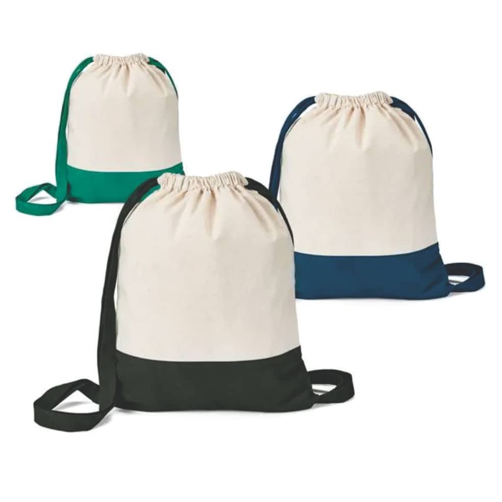 200 Mochilas Personalizadas Tipo Saco Algodão