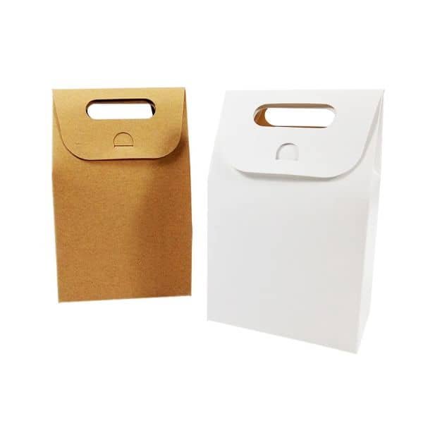 550 Sacolas Brancas de Papel Kraft Personalizada