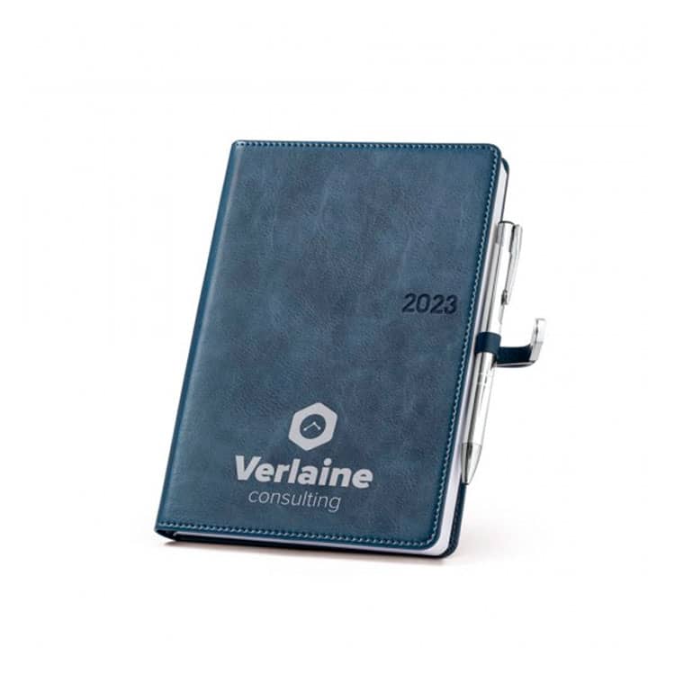 Agenda Executiva 2023 em Couro Personalizada