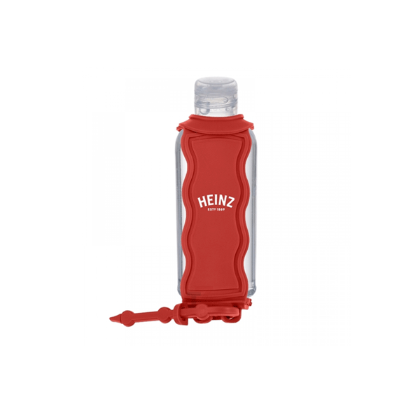 Álcool Gel com Suporte Emborrachado 60ml com Logo
