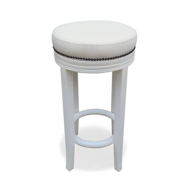 Banqueta Dior Madeira Maciça Design Clássico