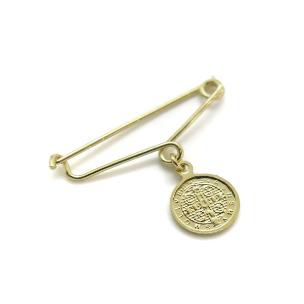 Broche Alfinete Medalha São Bento Personalizado
