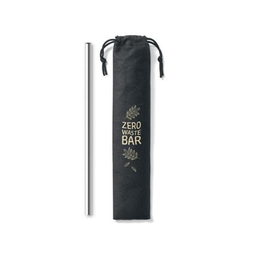 Canudo de metal grosso personalizado