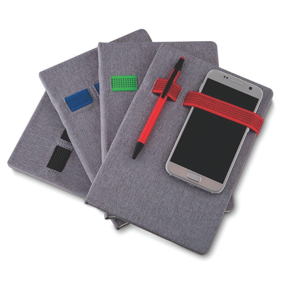 Cadernos de Anotações com Elástico Personalizado para Brindes