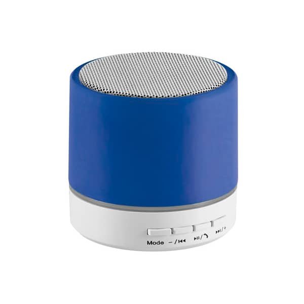 Caixa de som com microfone para brindes