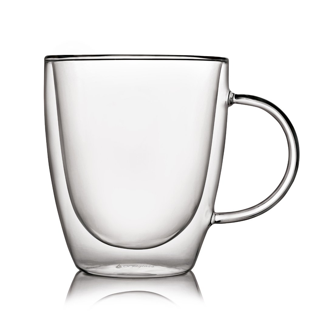 Caneca de Vidro Duplo