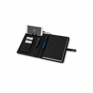 Capa para Caderno com Powerbank para Brindes