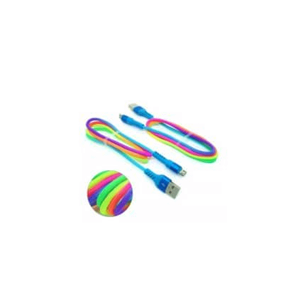 Carregador de Celular Personalizado com Elástico Rainbow