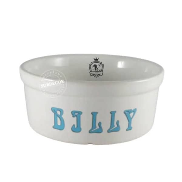 Comedouro Pet de Ceramica Personalizado com Nome 500 ml