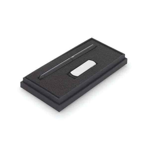 Conjunto Esferográfica e Pen Drive
