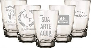 Copo de Vidro Personalizado com Nome