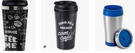 Copo para café térmico personalizado