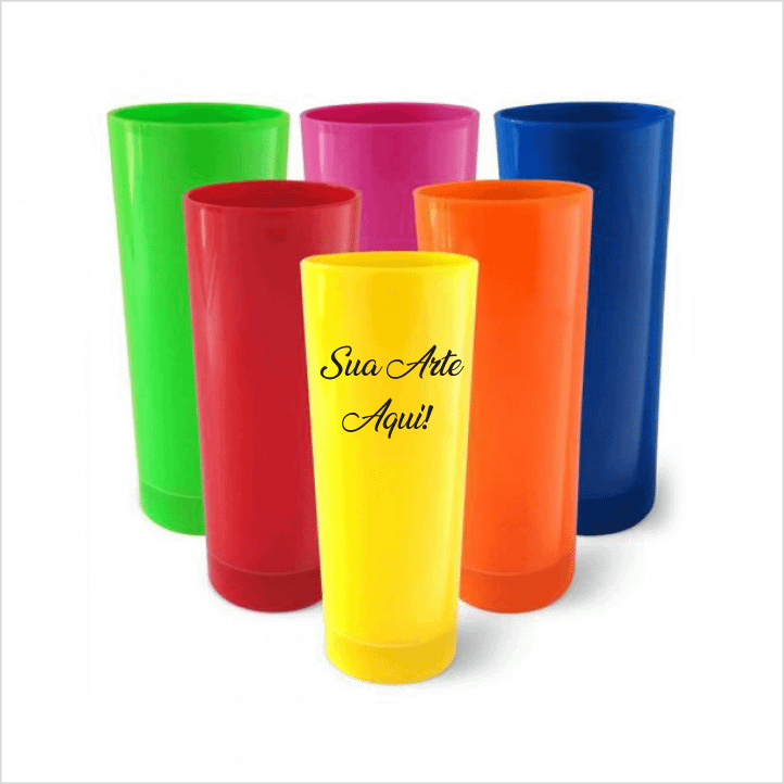 Copos long drink para sublimação