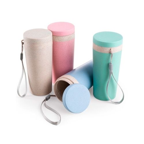 Copo térmico fibra de bambu personalizado