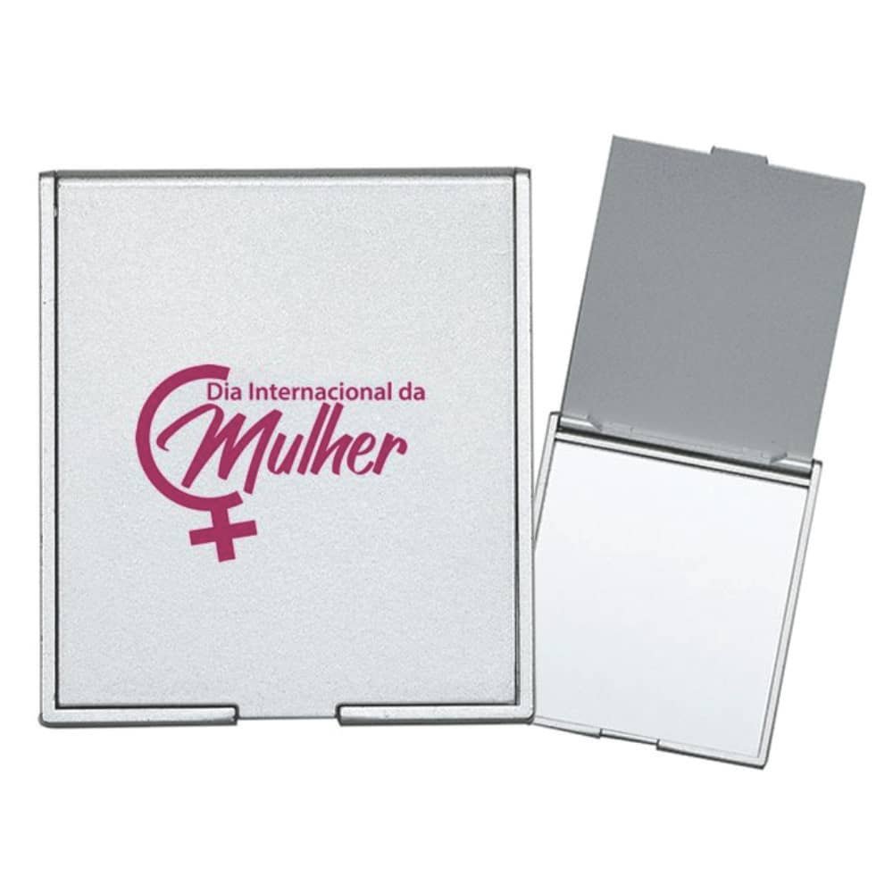 Espelho quadrado personalizado para brindes