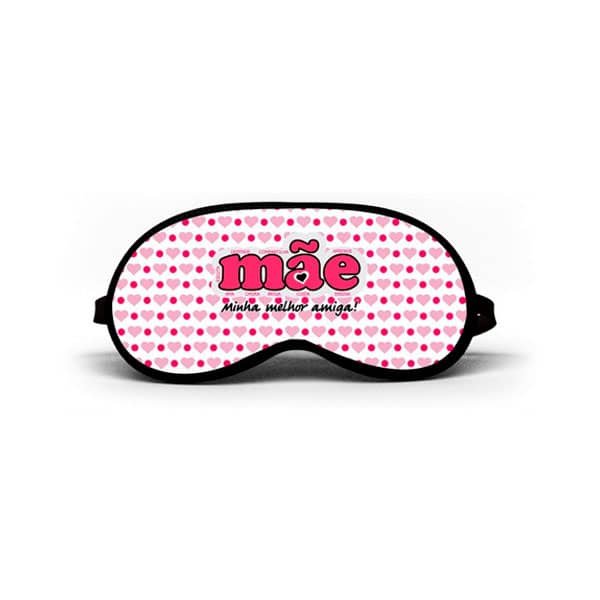 Mascara de Dormir Personalizada Dia Das Mães