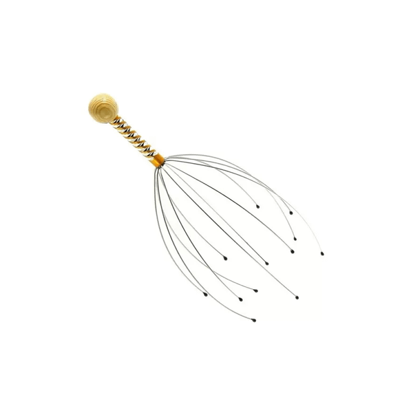 Massageador para Cabeça Anti Stress com 12 Pontas