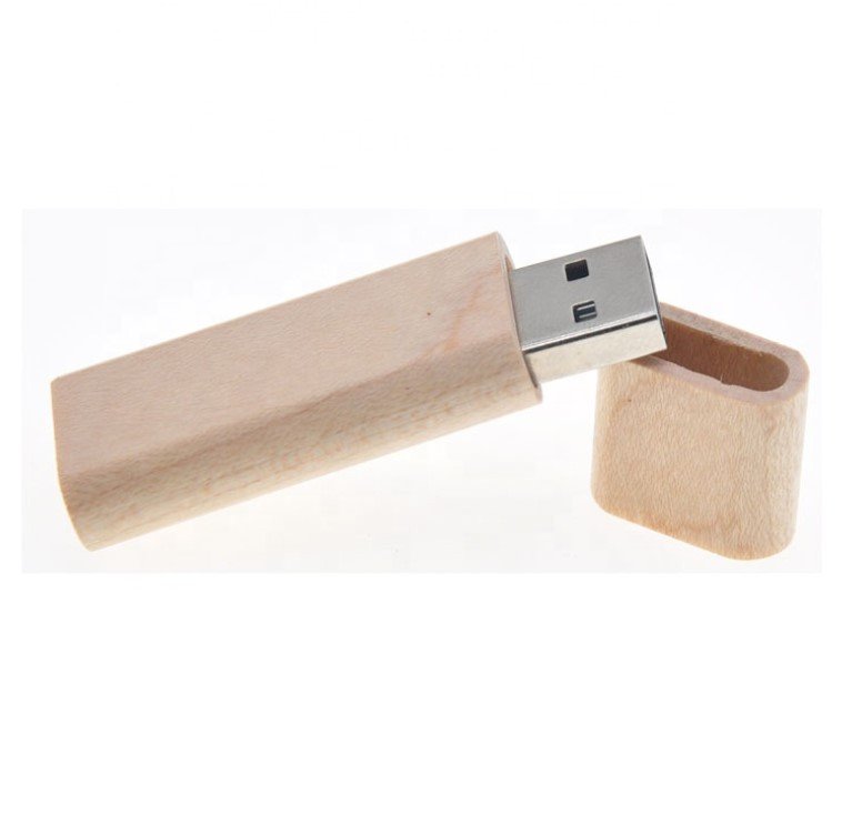 Pen drive 16gb de madeira personalizado