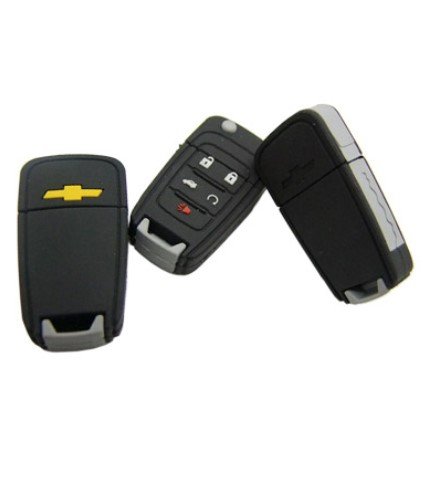 Pen drive emborrachado chave 3d