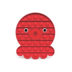 Pop It Fidget Anti Stress Colorido - Polvo Vermelho