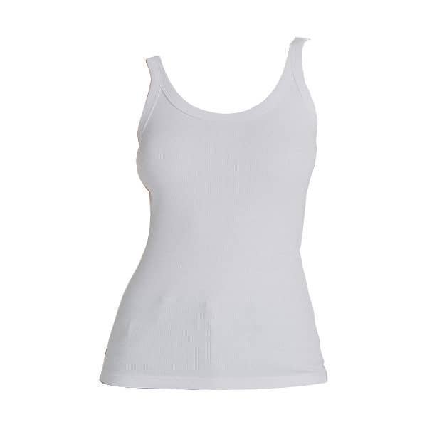 Regata Feminina Personalizada Poliéster Branca