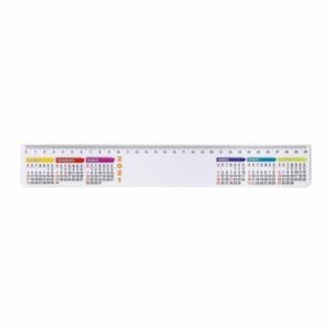 Régua pvc personalizada