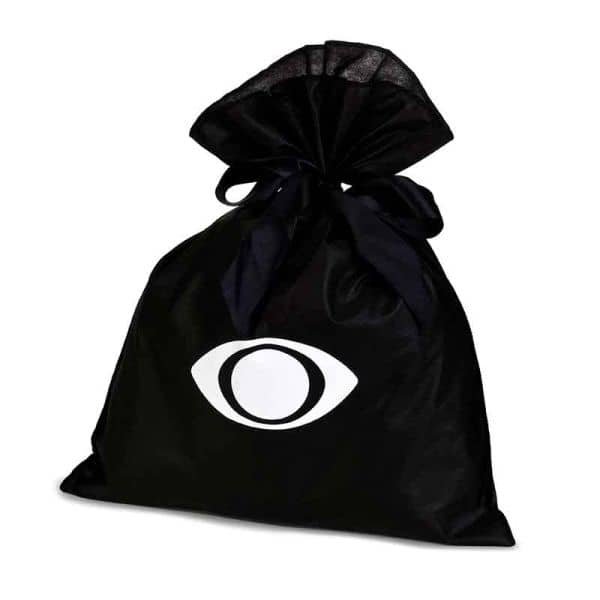 Saco De TNT Com Fita Preto Personalizado Em Silk