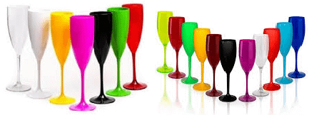 Taças De Champanhe De Acrílico