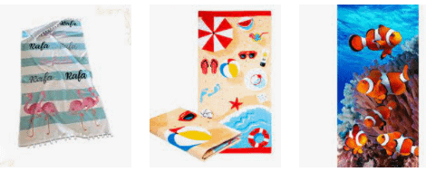 Toalha de Praia Infantil Personalizada