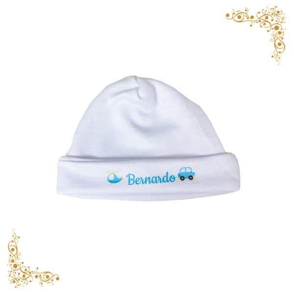 Touca para bebê personalizada