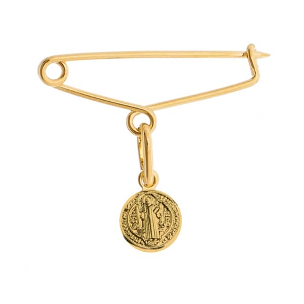 Broche Alfinete Medalha São Bento Personalizado