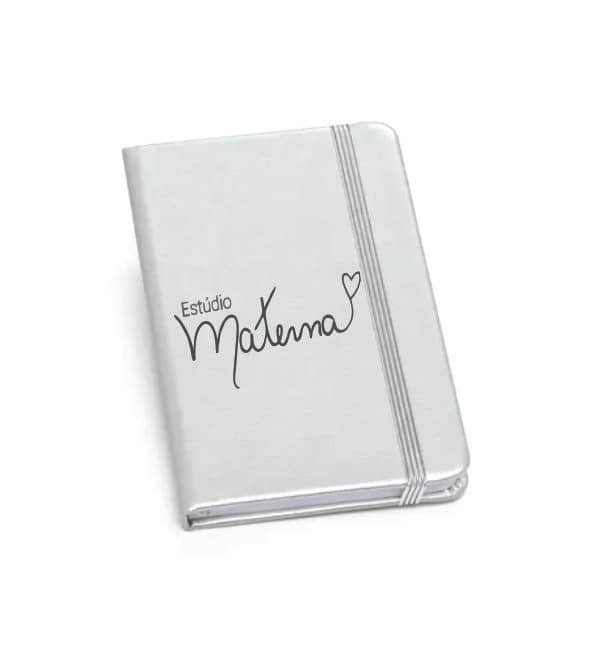 Caderneta tipo moleskine