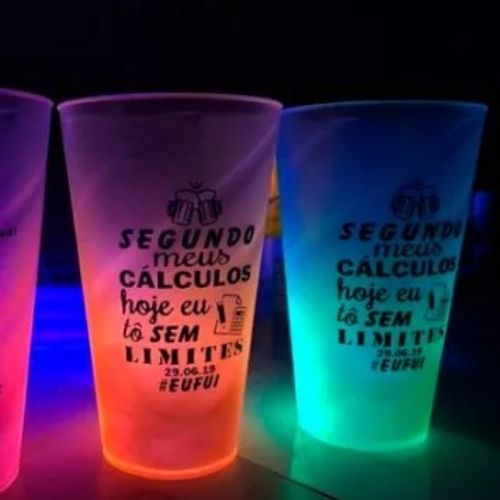 Copo neon personalizado