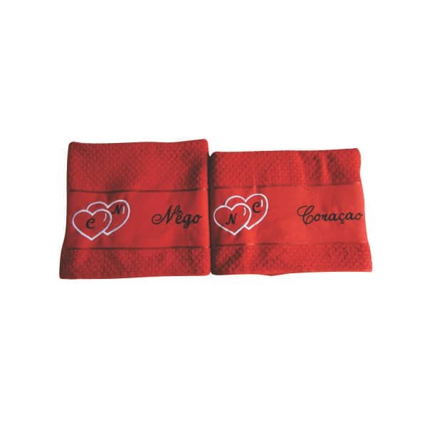 Toalha de Banho Personalizada Dia dos Namorados