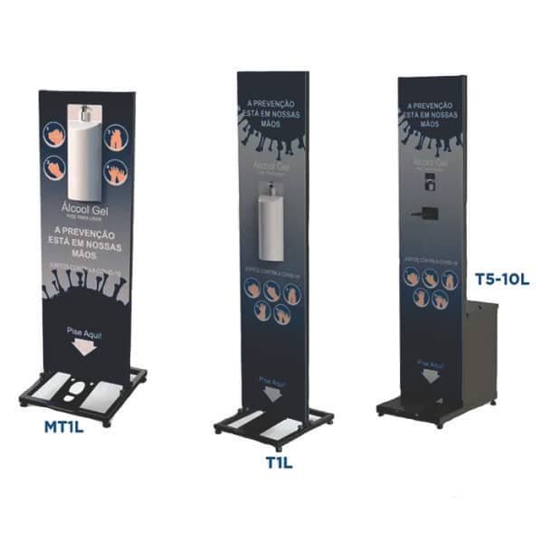 Totem Display Suporte Álcool Gel Personalizado