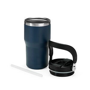 Copo Térmico 600ml com Canudo e Alça