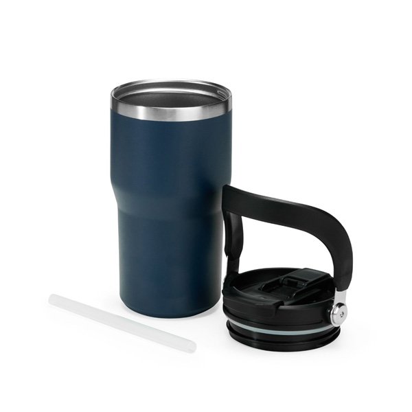 Copo Térmico 600ml com Canudo e Alça