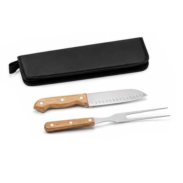 Kit Churrasco Essencial 2 Peças com Estojo